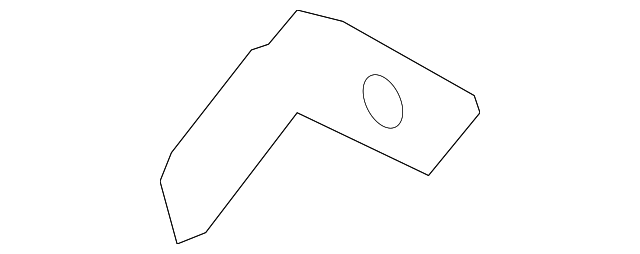 84725-3J000 Деталь DEFROSTER TRIM BRACKET
