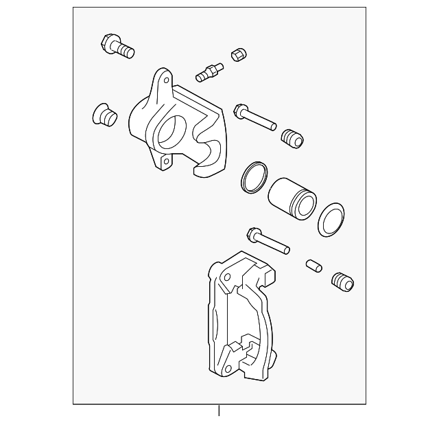 SU003-04092 Деталь CALIPER ASSY, RIGHT