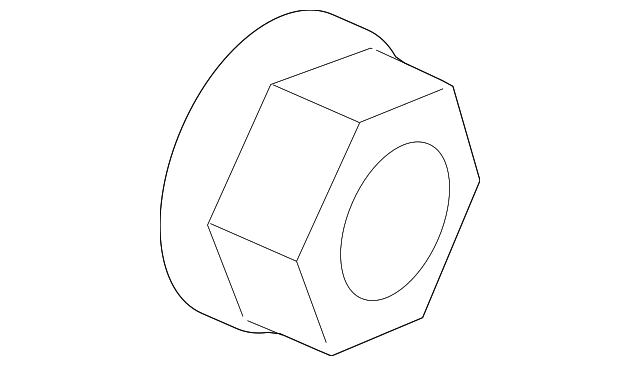 SU003-02864 Деталь AXLE NUT, LEFT