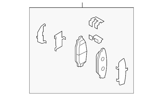SU003-04097 Деталь BRAKE PADS