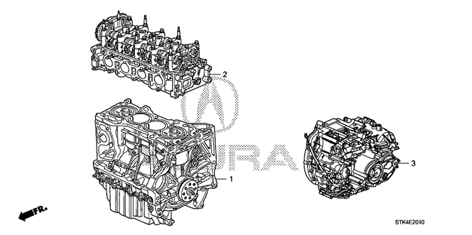 RDX ENGINE ASSY. - TRANSMISSION ASSY.