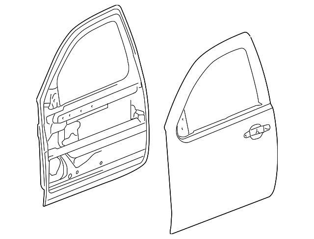 23334595 DOOR SHELL, RIGHT