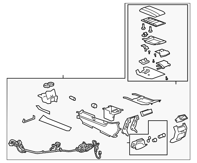 22983613 Деталь CONSOLE ASSY