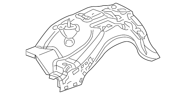 24301052 Деталь WHEELHOUSE ASSY, LEFT