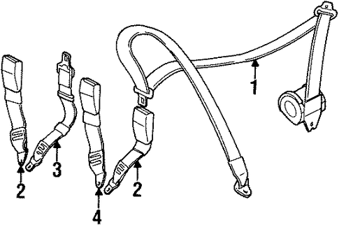 318ti REAR SEAT BELTS