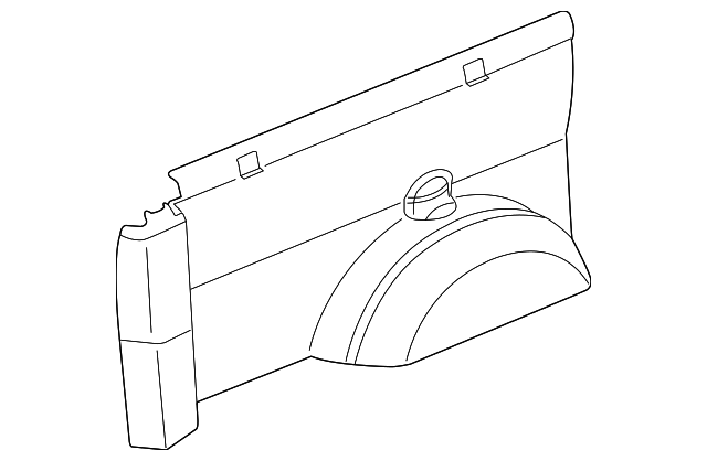 10397898 Деталь LOWER TRIM PANEL, RIGHT