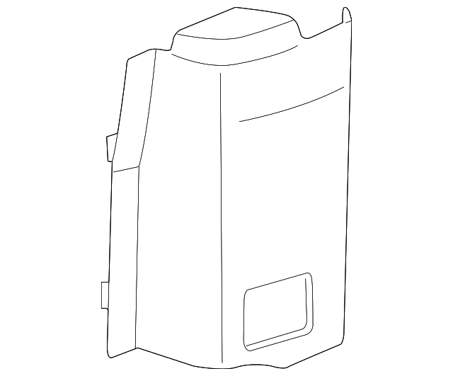 15131228 Деталь CORNER TRIM, RIGHT