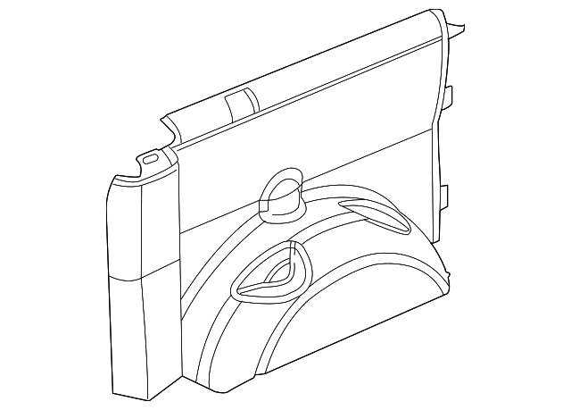 15102405 Деталь LOWER TRIM PANEL, RIGHT