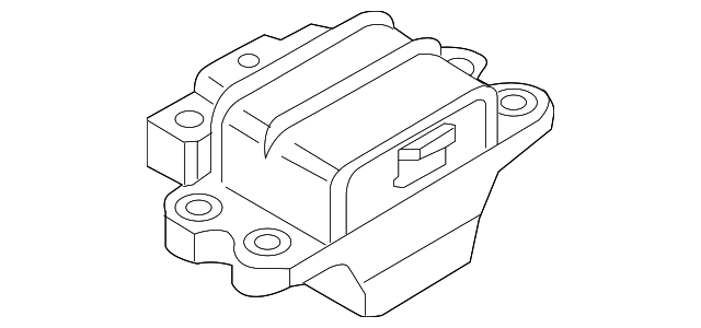 1K0-199-555-CK TRANS MOUNT