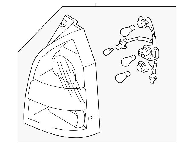 92401-1F021 Деталь TAIL LAMP ASSY, LEFT