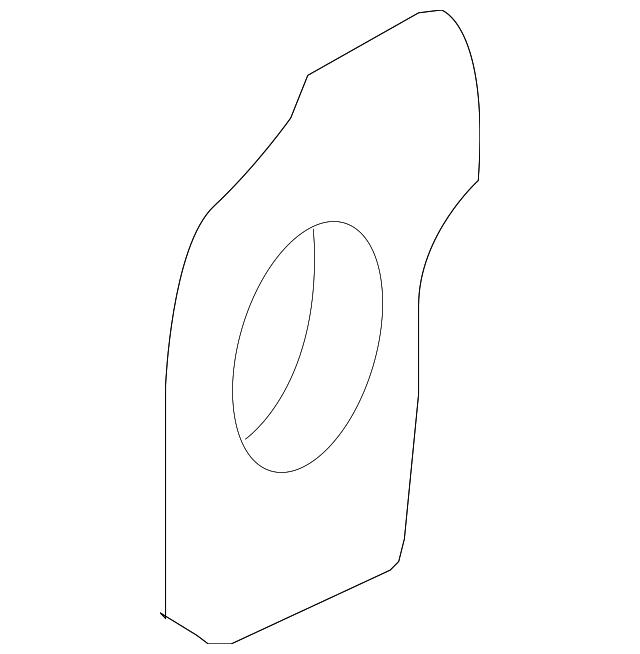 87844-ZX01A ANCHOR COVER, RIGHT