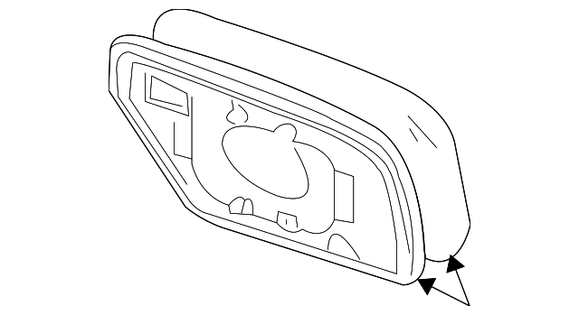 96301-5Z400 Деталь GLASS, RIGHT
