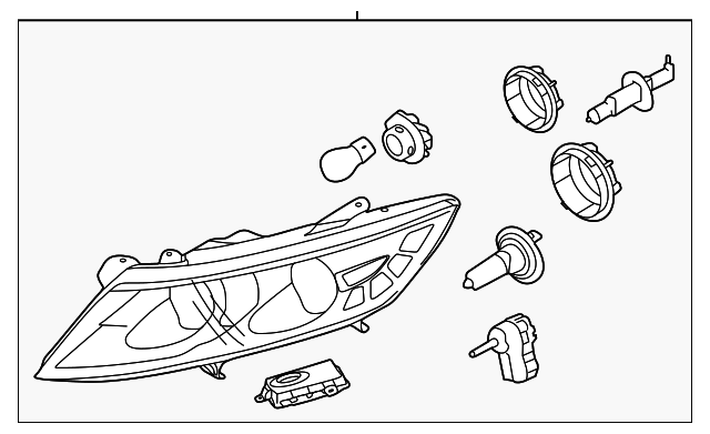 92102-4U650 HEADLAMP ASSY, RIGHT