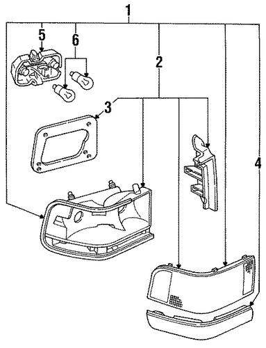Escort TAIL LAMPS 3