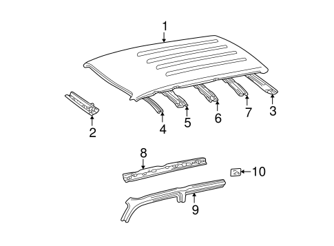 Land Cruiser ROOF & COMPONENTS 2