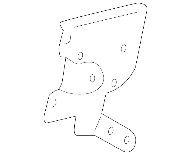 SU003-01963 Деталь RADIO MOUNT BRACKET, LEFT