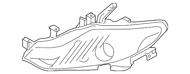 26075-1AA2E LENS & HOUSING, LEFT