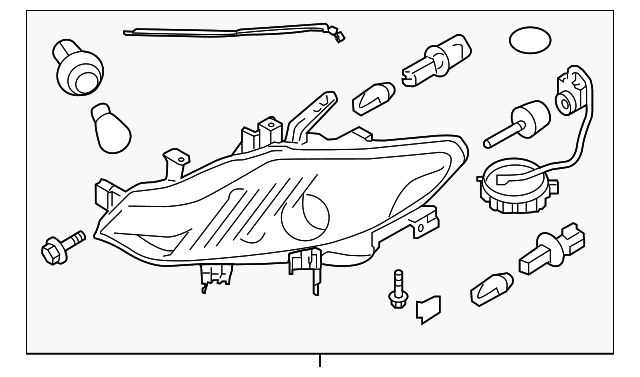 26060-1AA5E Деталь HEADLAMP ASSY, LEFT