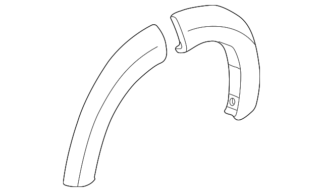 75654-42070-B1 Деталь FLARE, LEFT