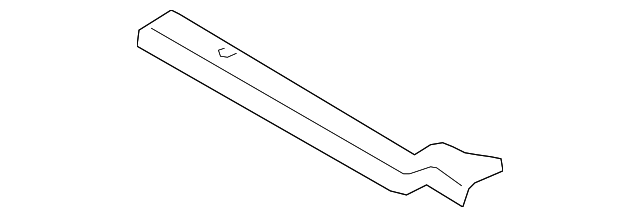 MR547327 Деталь REAR CROSSMEMBER, LEFT