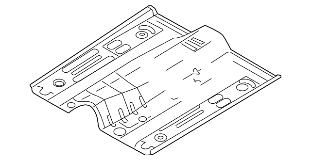 5251A556 Деталь FRONT FLOOR PAN