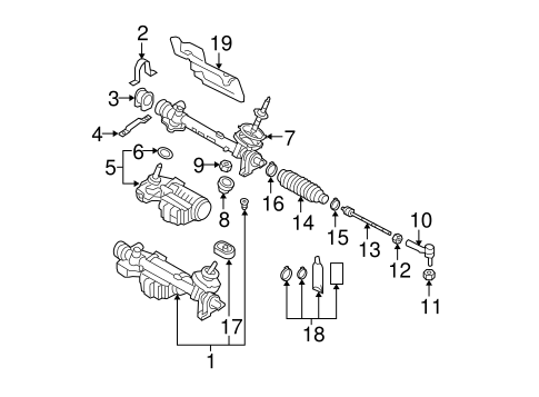 Passat STEERING GEAR & LINKAGE