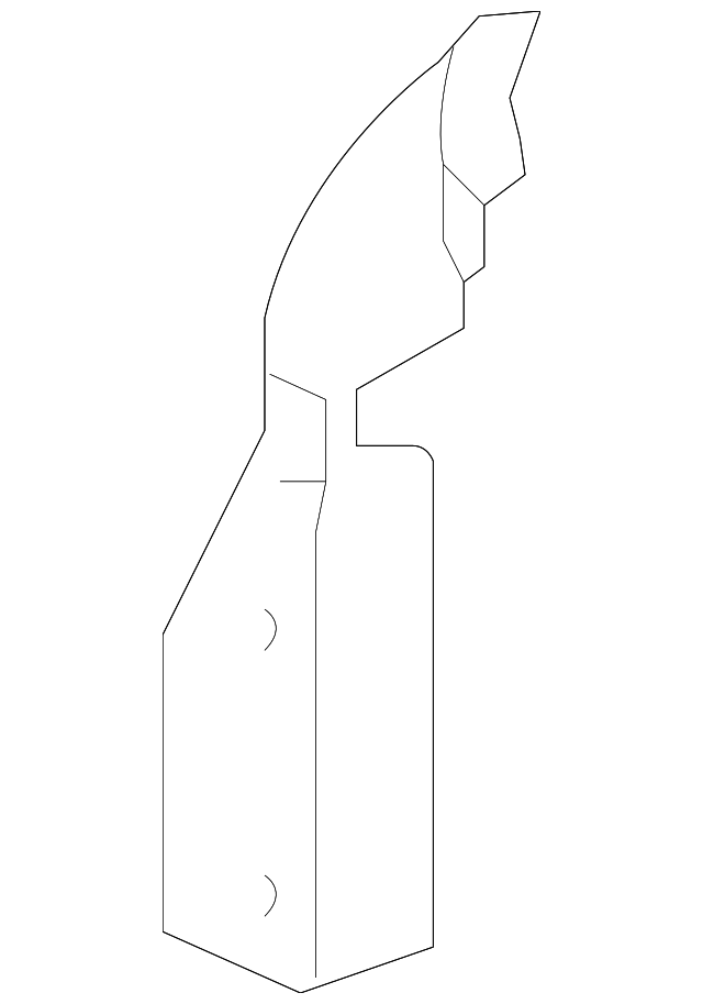 15827365 Деталь SIDE PANEL, RIGHT