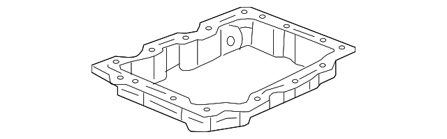 12654318 Деталь LOWER OIL PAN
