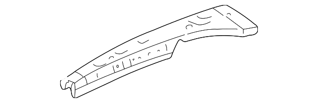 53732-12130 Деталь UPPER RAIL, LEFT