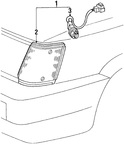 Tercel PARK LAMPS