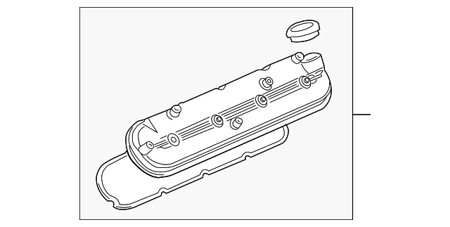 12595265 Деталь VALVE COVER