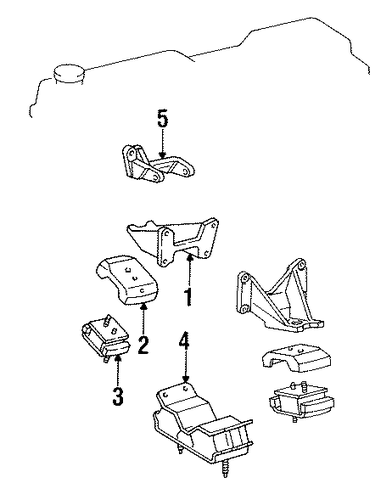 Land Cruiser ENGINE & TRANS MOUNTING
