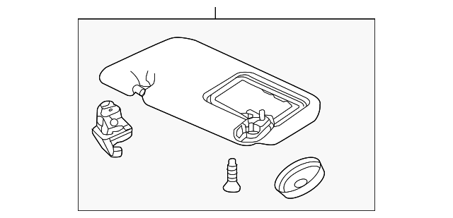 74310-24280-C1 Деталь SUNVISOR, RIGHT