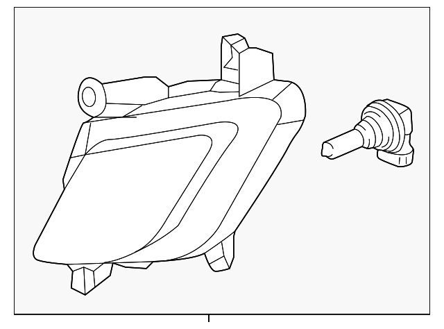 92201-3W600 Деталь FOG LAMP ASSY, LEFT