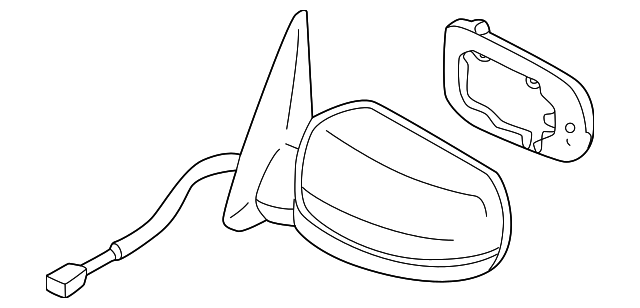 96301-3Y001 Деталь MIRROR ASSY, RIGHT