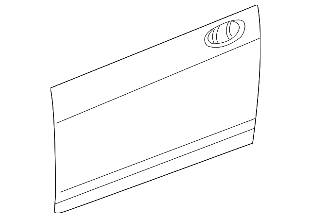 5074248AB Деталь OUTER PANEL, RIGHT