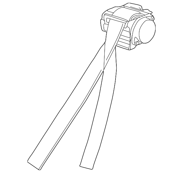 TV071L5AK Деталь BELT & RETRACTOR