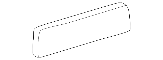4639340199 Деталь SEAT BACK PAD, RIGHT