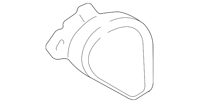YL8Z78625A85AA Деталь COVER, LEFT