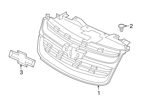 City Express GRILLE & COMPONENTS