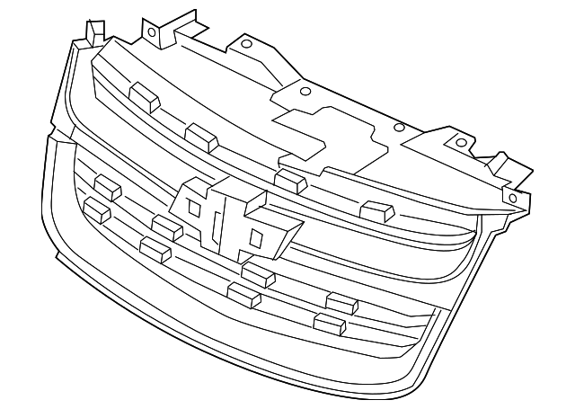 19317813 Деталь GRILLE