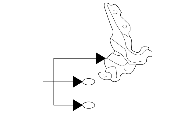53420-42030 HINGE, LEFT