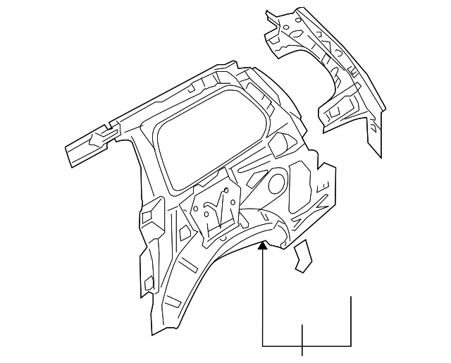 76650-ZF730 Деталь INNER PANEL, RIGHT