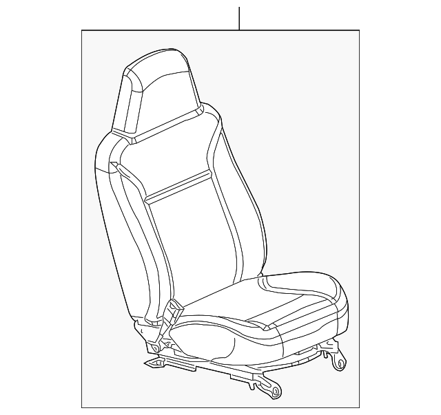 8157819490 Деталь SEAT ASSY, RIGHT