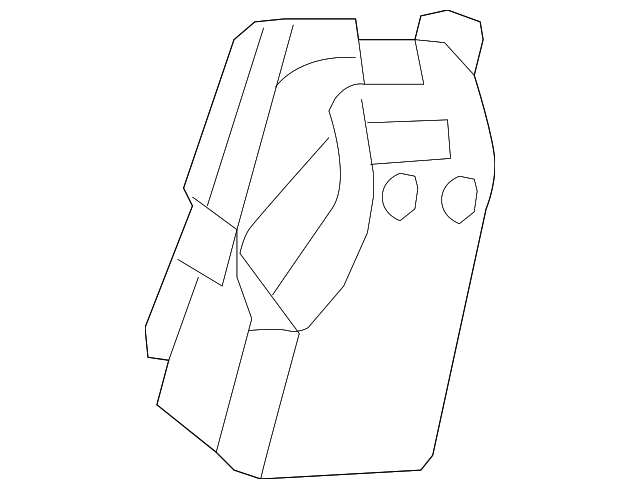 5160328AA Деталь RETRACTOR COVER, RIGHT