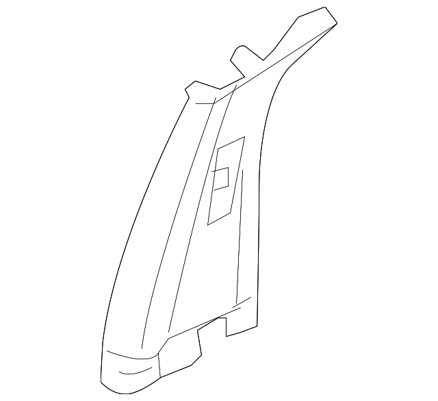 7622185Z00 Деталь UPR CTR PLR TRIM, LEFT
