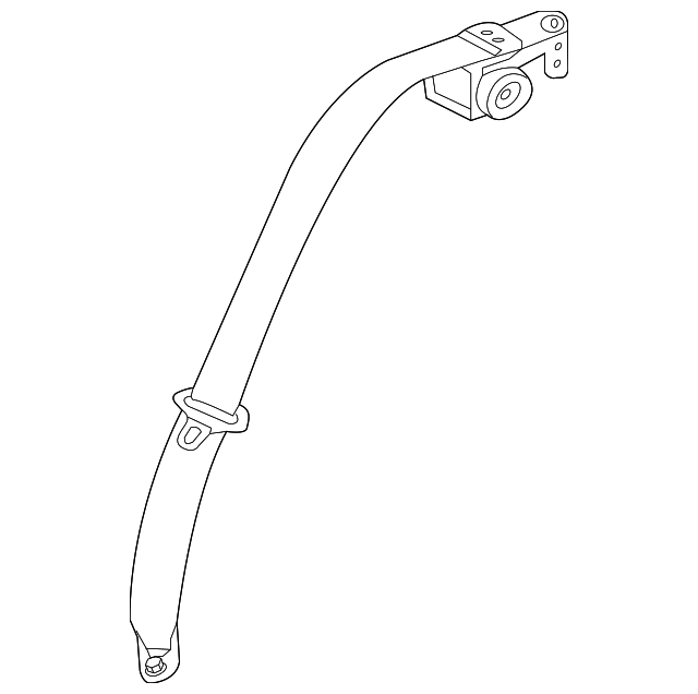 89820-A7550WK Деталь OUTER BELT ASSY, RIGHT