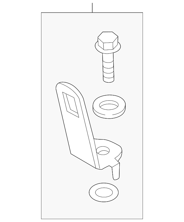 89891-A7000 Деталь CHILD SEAT BRKT