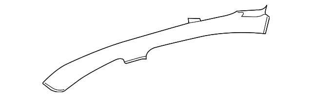 1XW36JW4AB Деталь RAIL TRIM, LEFT
