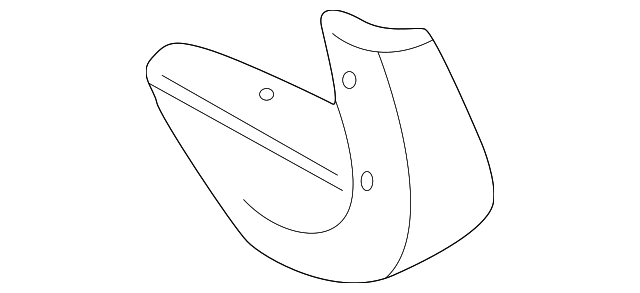 0K52Y-51871XX Деталь SPLASH SHIELD, LEFT